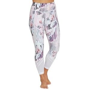 Calia Luster stripe Mesh detail active Leggings by Carrie Underwood, size Medium